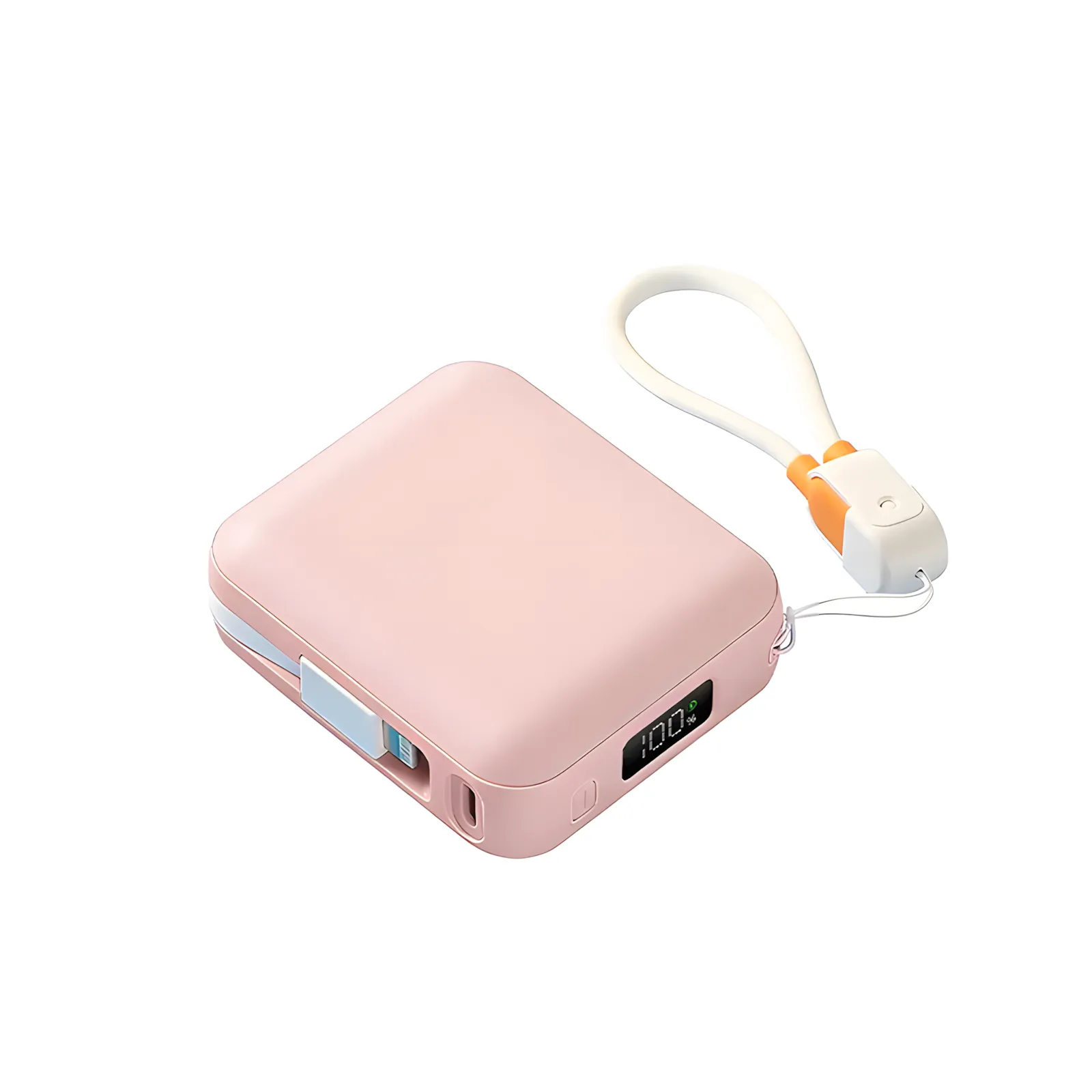 Pobron Power Bank With Built-In Cables - Image 3